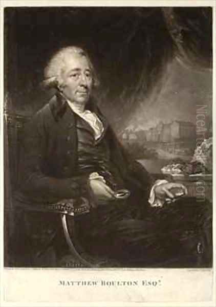 Matthew Boulton Oil Painting by Breda. Carl Frederik van