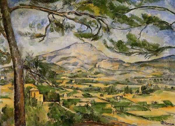 Mont Sainte Victoire (Courtauld) Oil Painting by Paul Cezanne