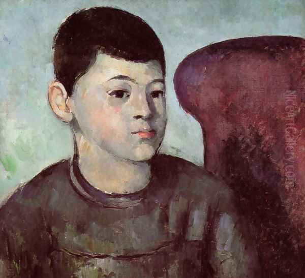 Portrait Of Paul Cezanne The Artists Son Oil Painting by Paul Cezanne