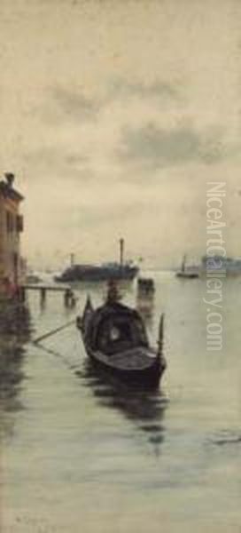 Angolo Di Venezia Oil Painting by Nazareno Cipriani