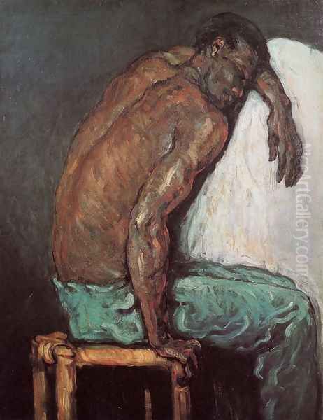 The Negro Scipio Oil Painting by Paul Cezanne