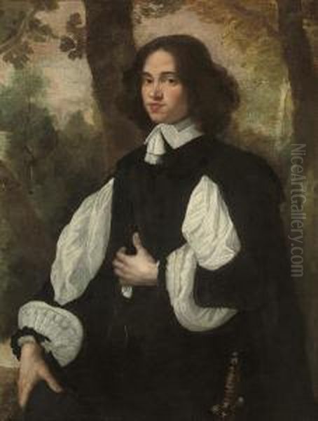 Portrait Of A Gentleman Oil Painting by Pier Francesco Cittadini Il Milanese