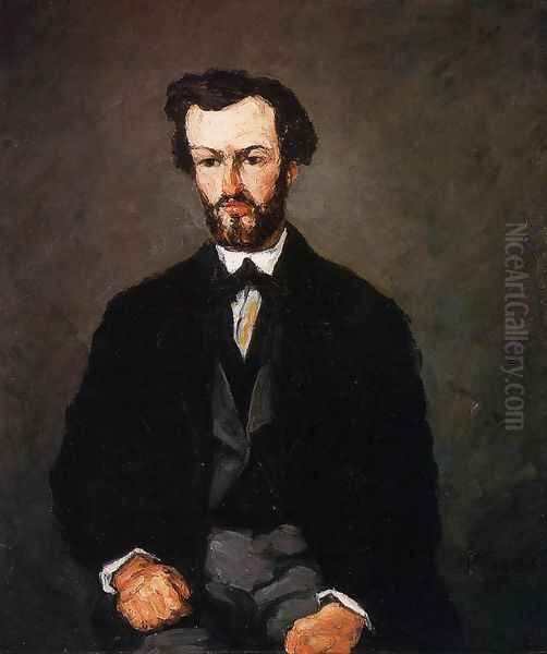 Anthony Valabregue Oil Painting by Paul Cezanne