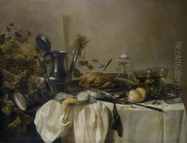 Still Life Oil Painting by Pieter Claesz.