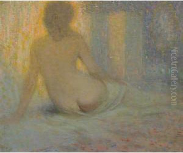 Nude Oil Painting by William Henry Clapp