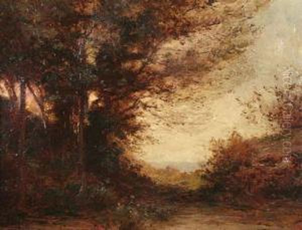 Autunno Oil Painting by Luigi Clara