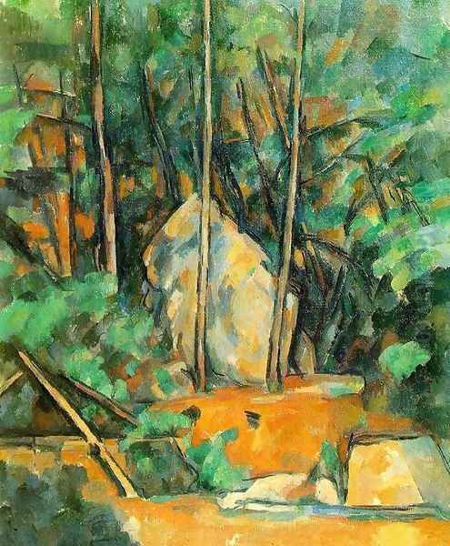 Cistern In The Park At Chateau Noir Oil Painting by Paul Cezanne