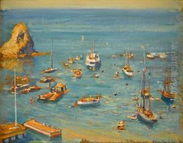 Catalina Oil Painting by Alson Skinner Clark