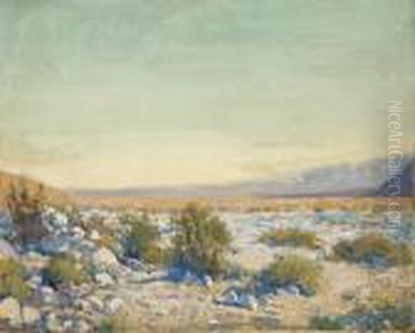 Desert Landscape Oil Painting by Alson Skinner Clark