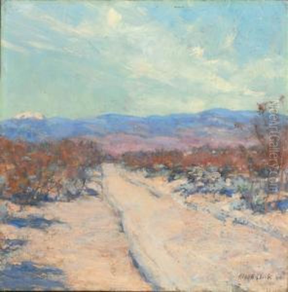 The Desert, Palm Springs, California Oil Painting by Alson Skinner Clark