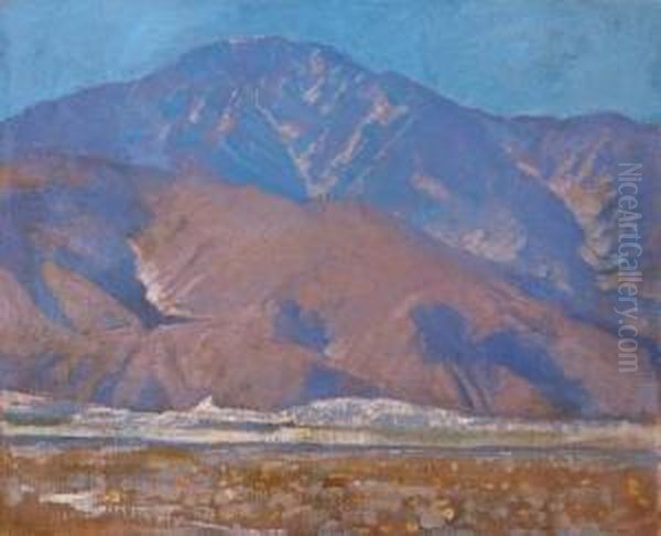 San Jacinto Mountain Landscape Oil Painting by Alson Skinner Clark