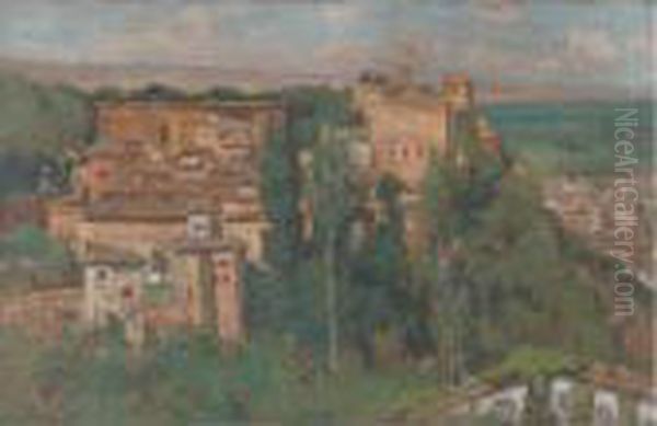 The Alhambra, Spain Oil Painting by Alson Skinner Clark