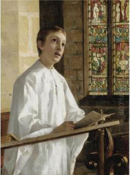 The Choir Boy Oil Painting by Joseph Clark