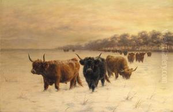 Nineteenth Century

 Through The Snow Oil Painting by Joseph Dixon Clark