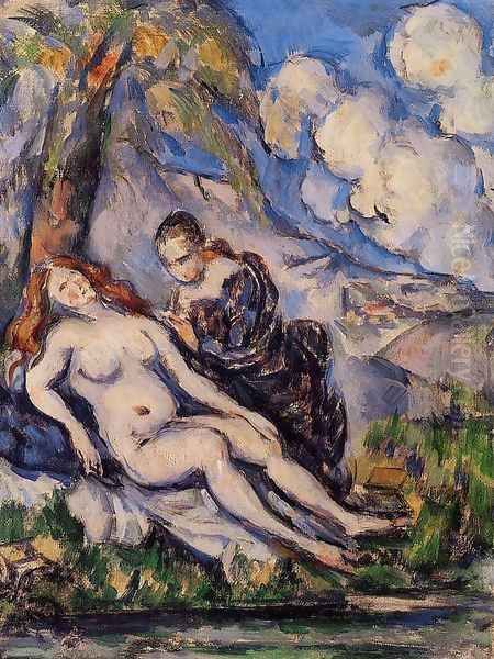 Bathsheba Oil Painting by Paul Cezanne