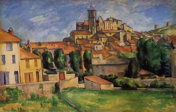 Gardanne Oil Painting by Paul Cezanne