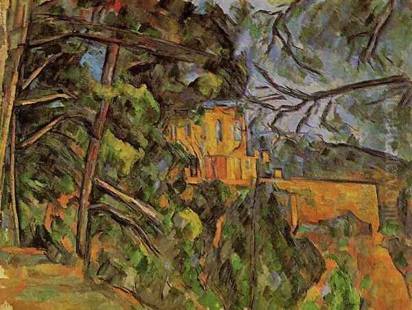 Chateau Noir 4 Oil Painting by Paul Cezanne