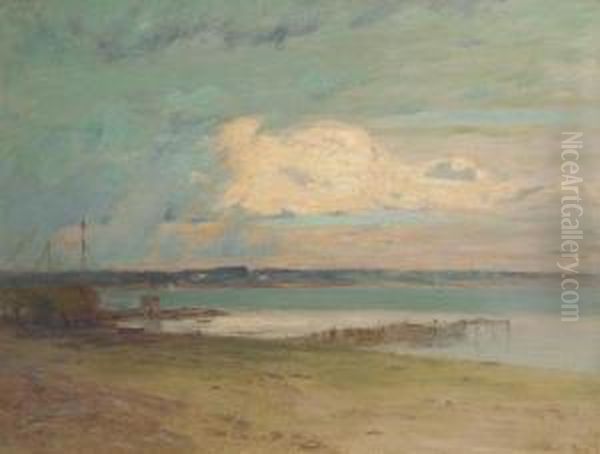 ''coast Of Connecticut'' Oil Painting by Walter Clark