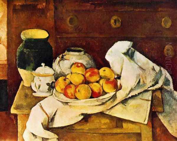 Still Life Oil Painting by Paul Cezanne