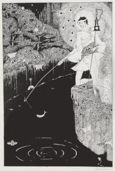 From The Song Of Wandering Aengus Oil Painting by Harry Clarke