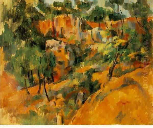 Corner Of The Quarry Oil Painting by Paul Cezanne