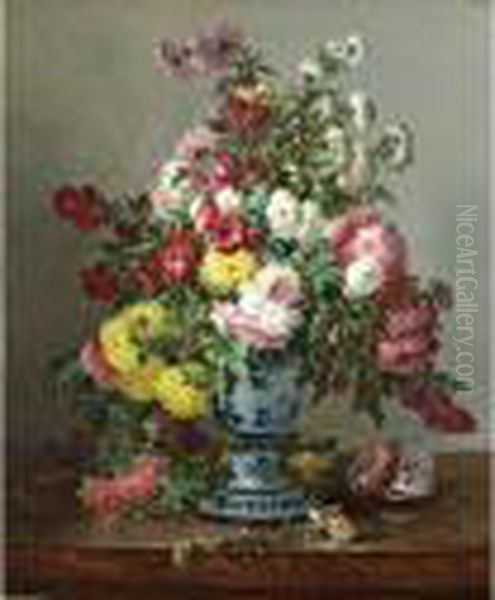 Bouquet Champetre Oil Painting by Eugene Claude