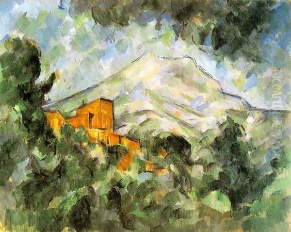 Mont Sainte Victoire 2 Oil Painting by Paul Cezanne