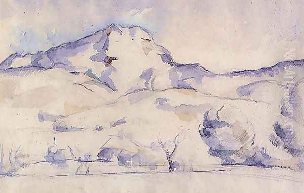 Mont Sainte Victoire2 Oil Painting by Paul Cezanne