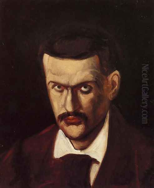 Self Portrait9 Oil Painting by Paul Cezanne