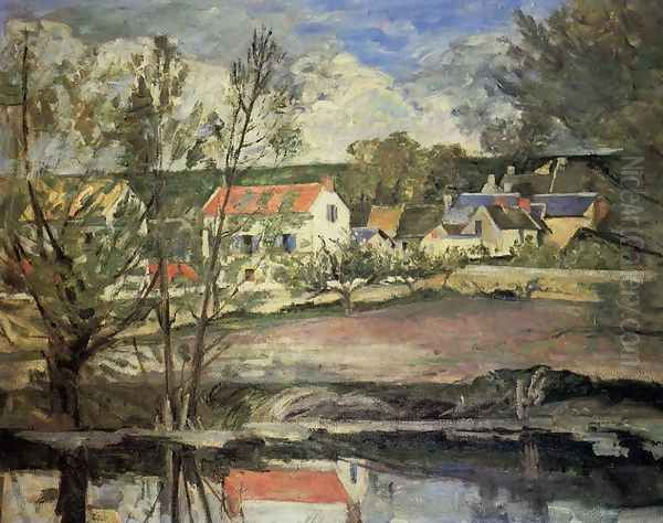 In The Valley Of The Oise Oil Painting by Paul Cezanne