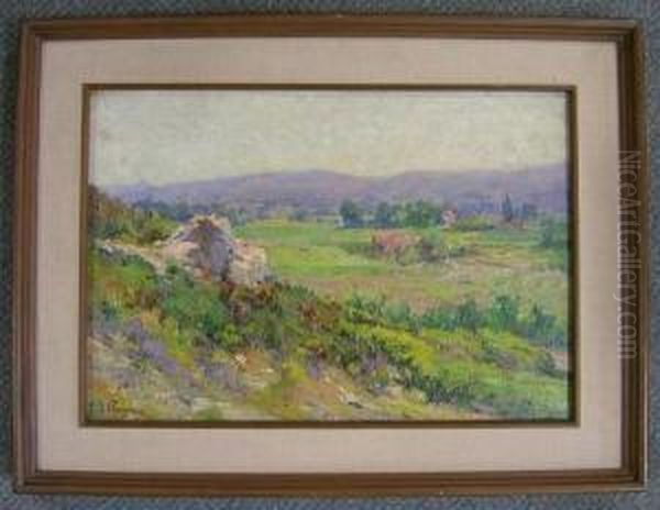 View In Provence Oil Painting by Justin Jules Claverie