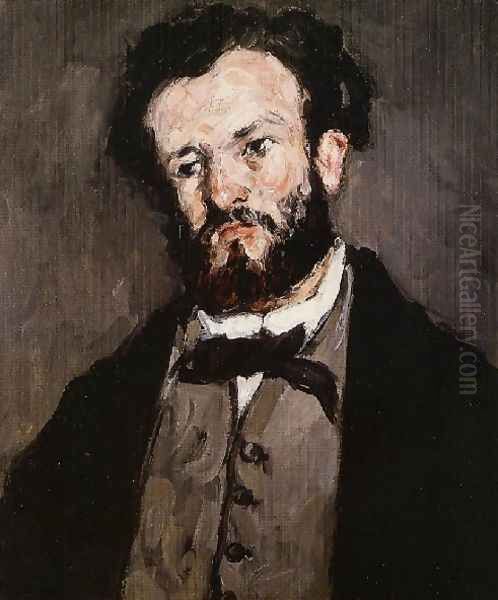 Portrait Of A Man3 Oil Painting by Paul Cezanne