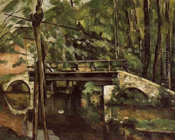 The Pont De Maincy Oil Painting by Paul Cezanne