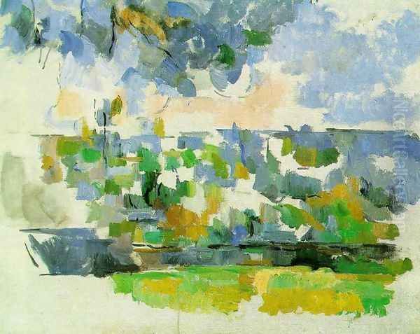 The Garden At Les Lauves Oil Painting by Paul Cezanne