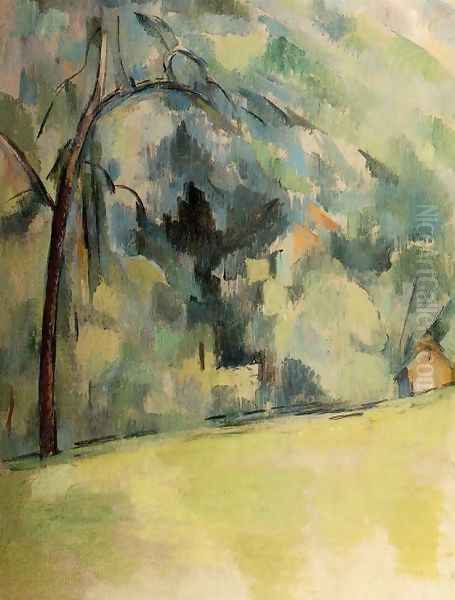 Morning In Provence Oil Painting by Paul Cezanne