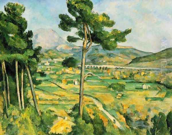 Mont Sainte Victoire (Metropolitan) Oil Painting by Paul Cezanne