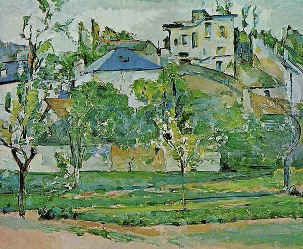 Orchard In Pontoise Oil Painting by Paul Cezanne