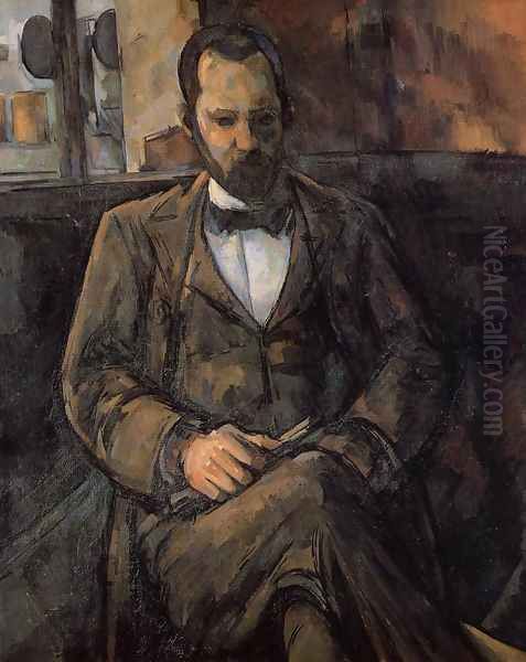 Portrait Of Ambroise Vollard Oil Painting by Paul Cezanne