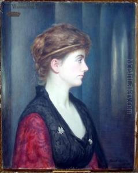 Lilian, Countess Of Cromartie Oil Painting by Edward Clifford