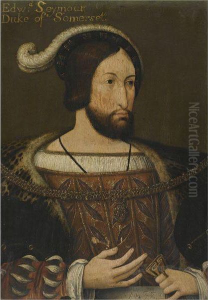 Portrait Of Francois I Of France Oil Painting by Francois Clouet