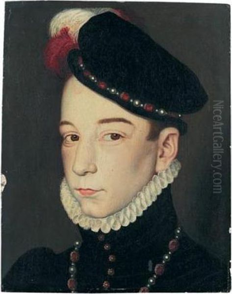 Portrait Presume De Henri Iii Enfant Oil Painting by Francois Clouet