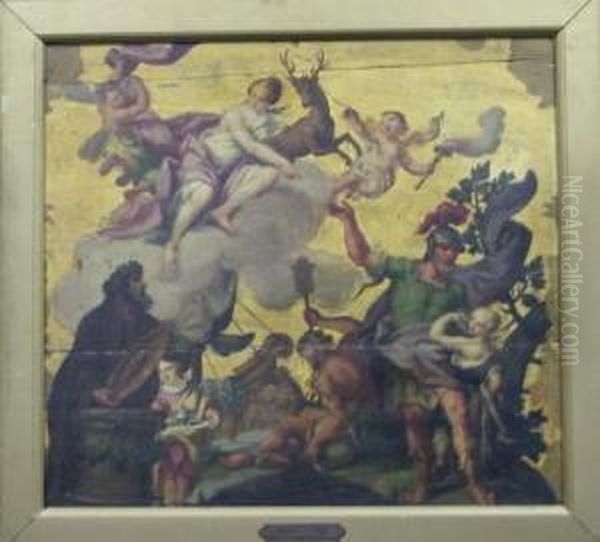 Allegory Oil Painting by Giorgio-Giulio Clovio