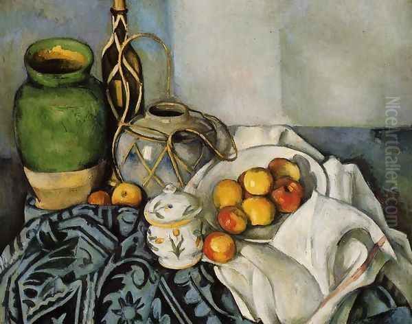 Still Life With Apples4 Oil Painting by Paul Cezanne