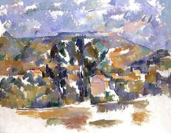 Mont Sainte Victoire Seen From Les Lauves4 Oil Painting by Paul Cezanne