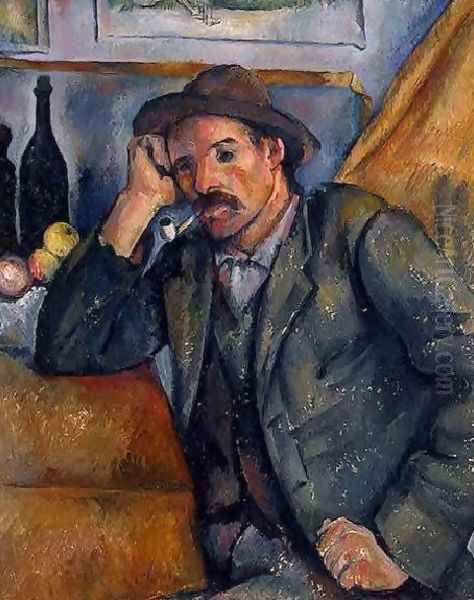 The Smoker Oil Painting by Paul Cezanne