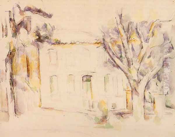 House In Provence Oil Painting by Paul Cezanne