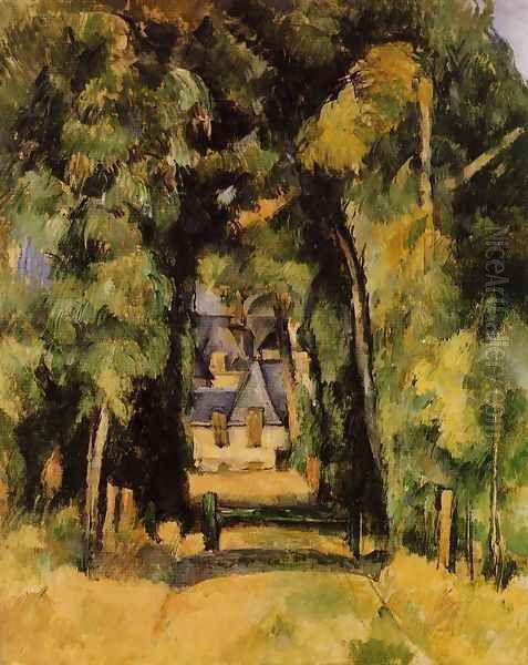 The Alley At Chantilly2 Oil Painting by Paul Cezanne