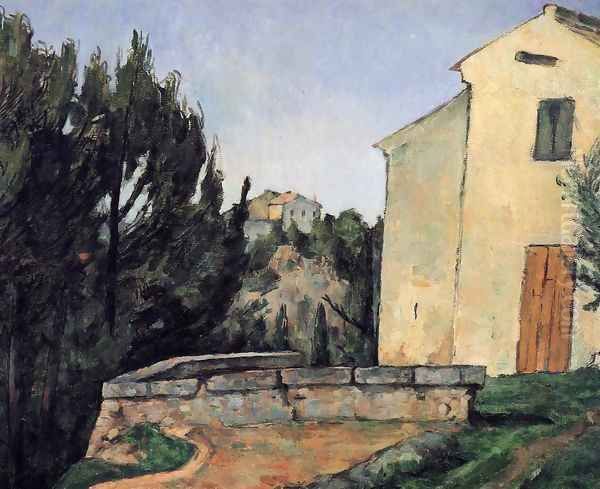 The Abandoned House Oil Painting by Paul Cezanne