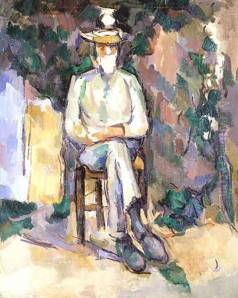 The Old Gardener Oil Painting by Paul Cezanne