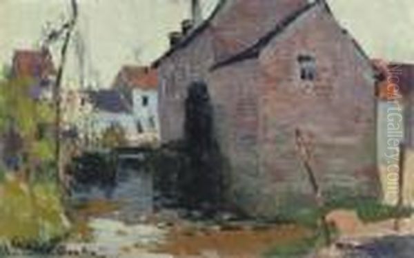 A Small Village In Summer Oil Painting by Philibert Cockx